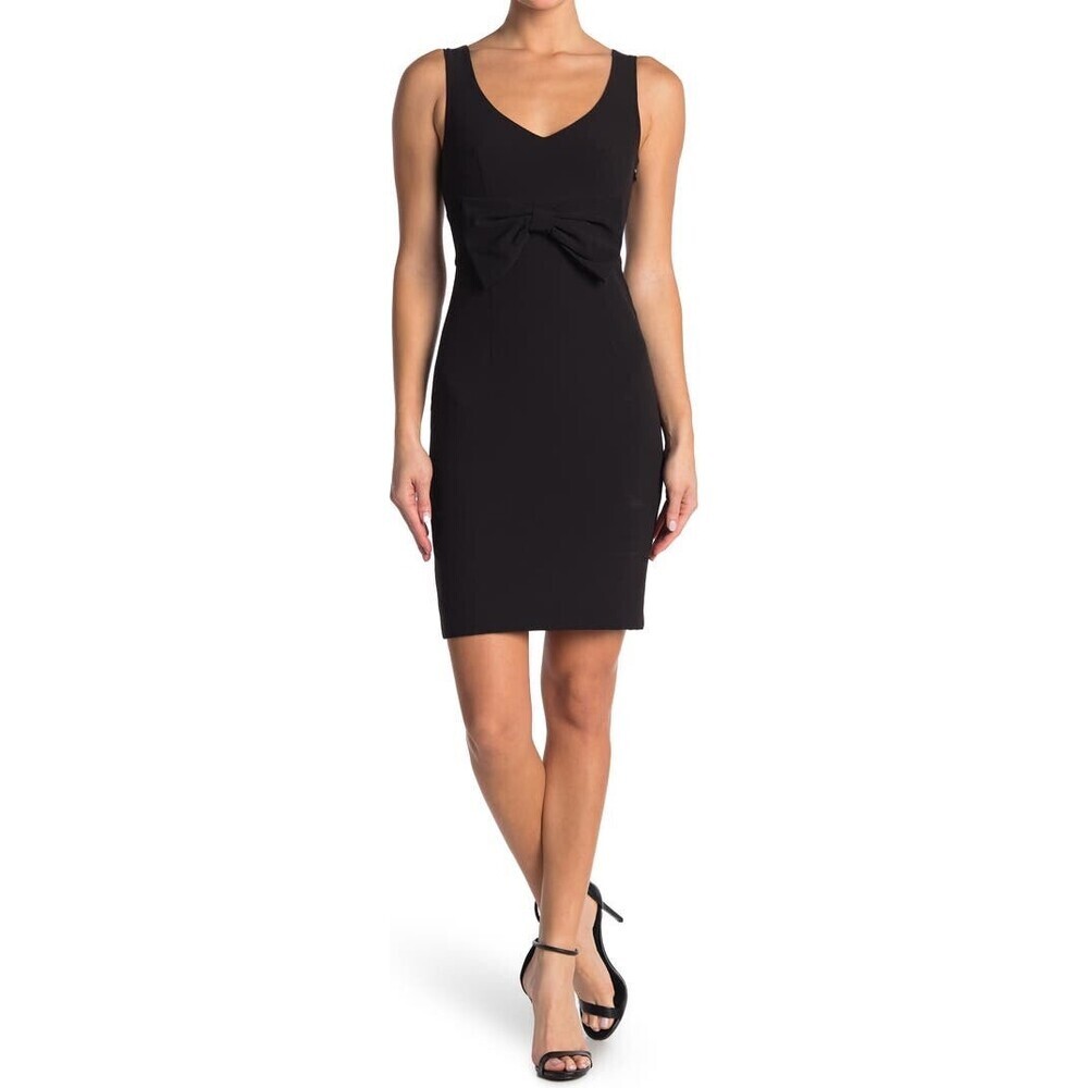 Moschino Couture $535 Bow Front Women's Sleeveless Dress Black Size 44 IT (10US) - Picture 9 of 12